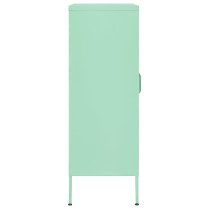 vidaXL Storage Cabinet Mint 80x35x101.5 cm Steel