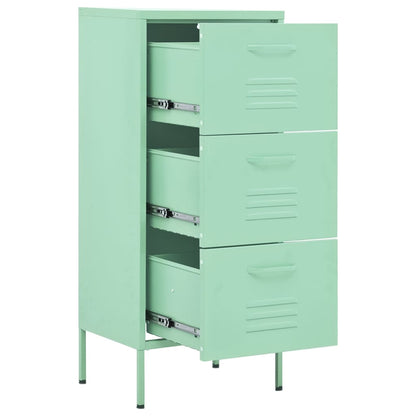 vidaXL Storage Cabinet Mint 42.5x35x101.5 cm Steel