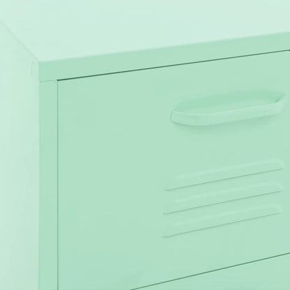 vidaXL Storage Cabinet Mint 42.5x35x101.5 cm Steel