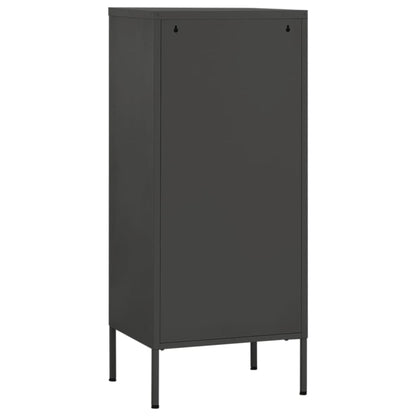 vidaXL Storage Cabinet | Anthracite | Steel | Medium | Ball-Bearing