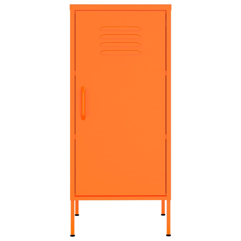 vidaXL Storage Cabinet Orange 42.5x35x101.5 cm Steel