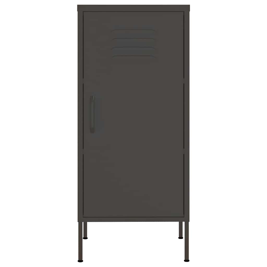 vidaXL Storage Cabinet Anthracite 42.5x35x101.5 cm Steel