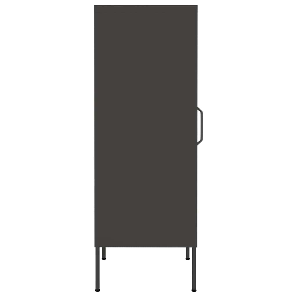 vidaXL Storage Cabinet Anthracite 42.5x35x101.5 cm Steel