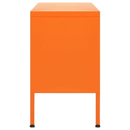 vidaXL TV Cabinet Orange 105x35x50 cm Steel