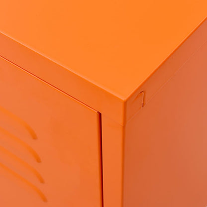 vidaXL TV Cabinet Orange 105x35x50 cm Steel