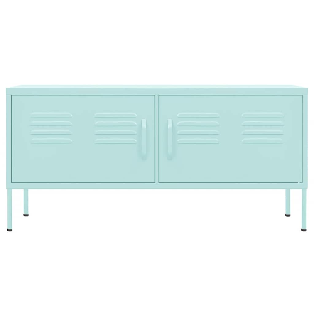 vidaXL TV Cabinet Mint 105x35x50 cm Steel