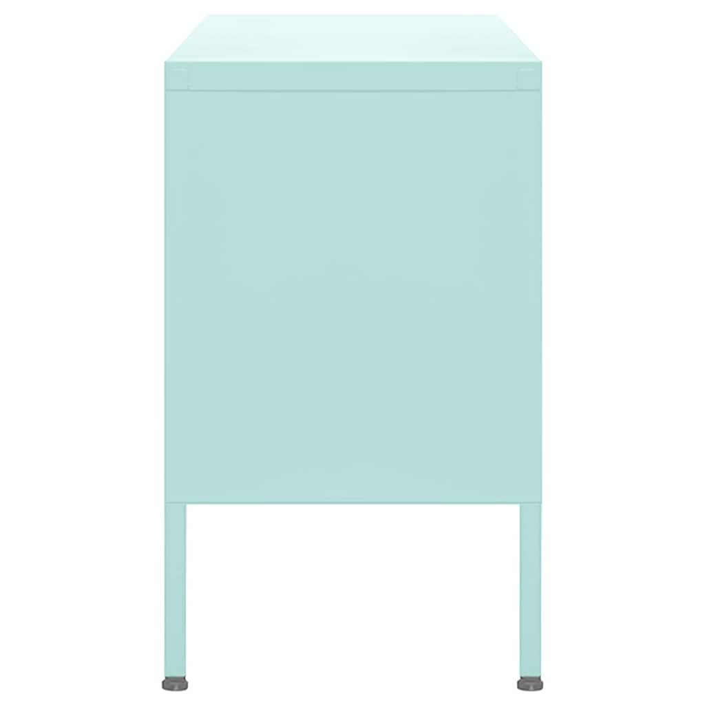 vidaXL TV Cabinet Mint 105x35x50 cm Steel