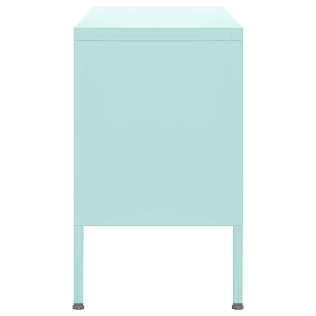 vidaXL TV Cabinet Mint 105x35x50 cm Steel