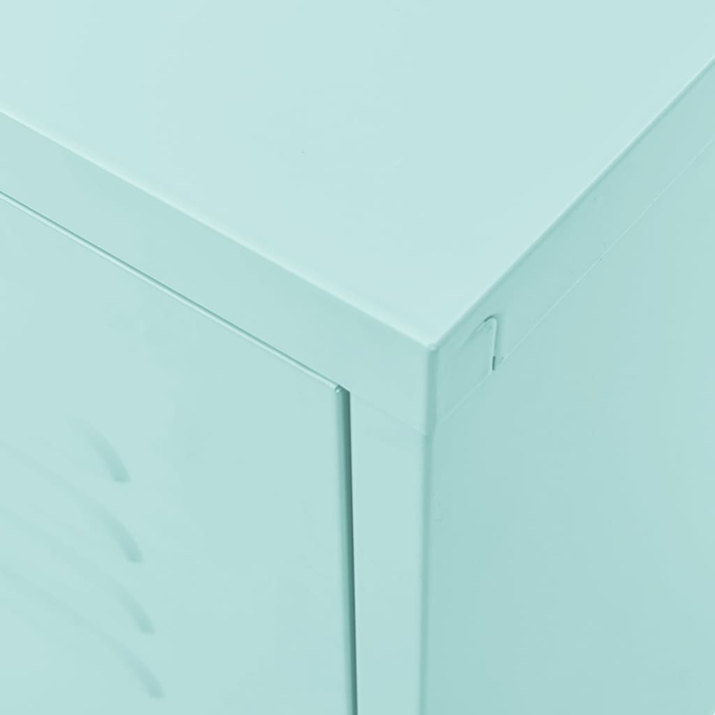 vidaXL TV Cabinet Mint 105x35x50 cm Steel