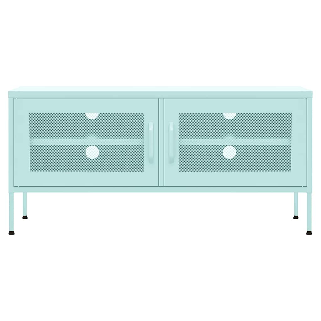 vidaXL TV Cabinet Mint 105x35x50 cm Steel