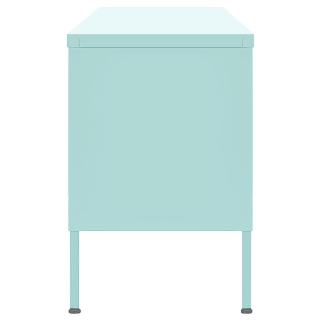 vidaXL TV Cabinet Mint 105x35x50 cm Steel