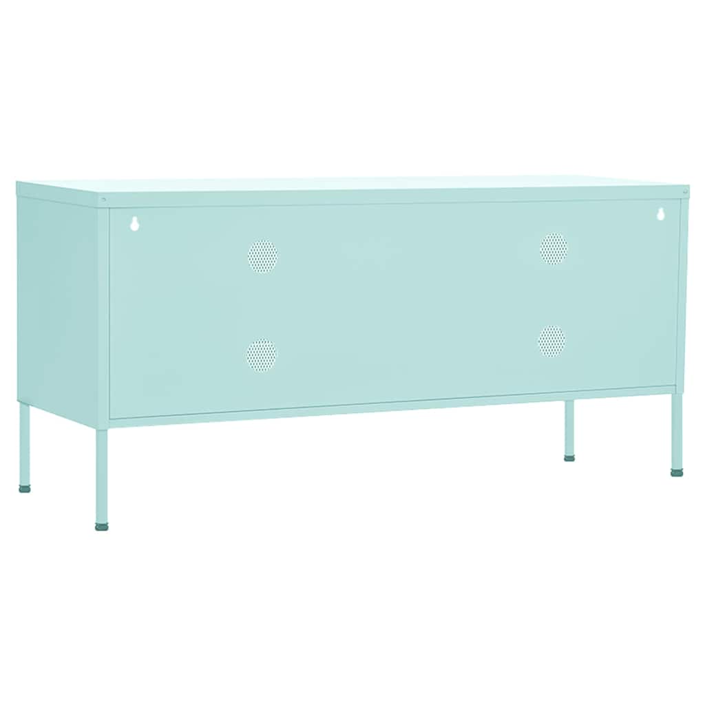 vidaXL TV Cabinet Mint 105x35x50 cm Steel