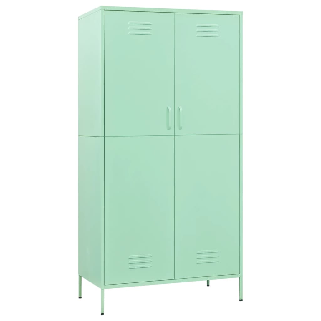 vidaXL Wardrobe Mint 90x50x180 cm Steel