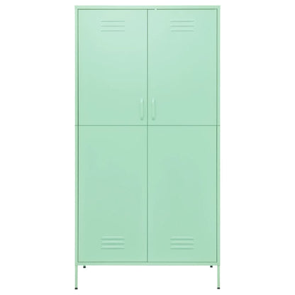 vidaXL Wardrobe Mint 90x50x180 cm Steel