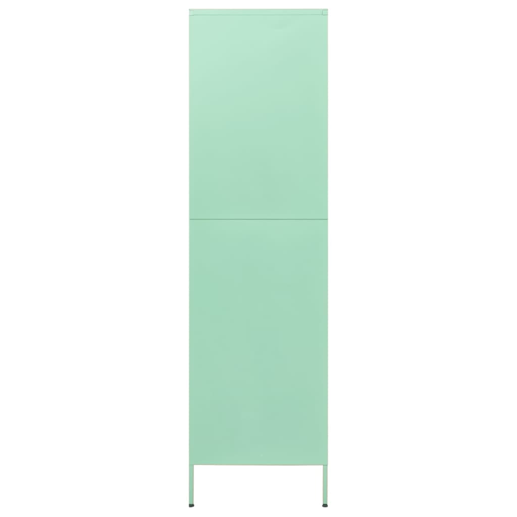 vidaXL Wardrobe Mint 90x50x180 cm Steel