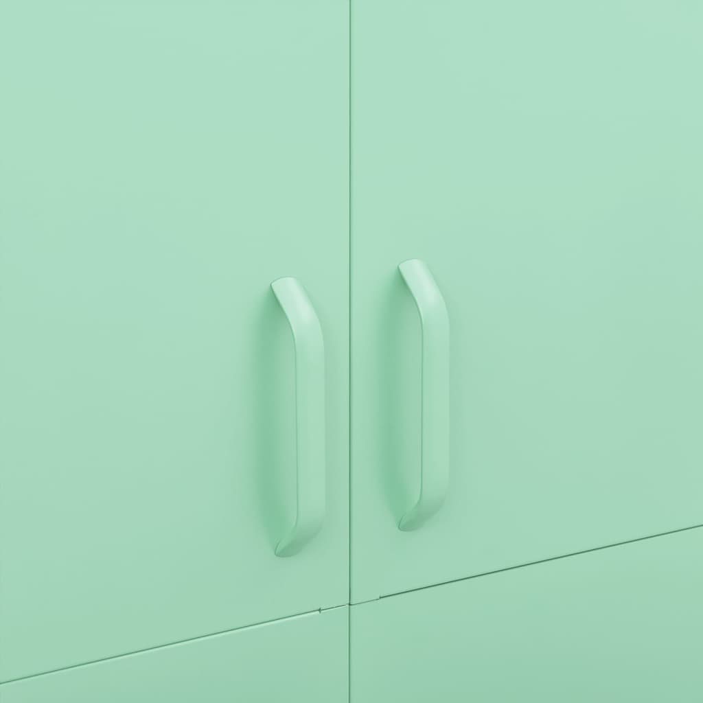 vidaXL Wardrobe Mint 90x50x180 cm Steel