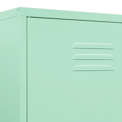 vidaXL Wardrobe Mint 90x50x180 cm Steel