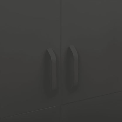 vidaXL Wardrobe Anthracite 90x50x180 cm Steel