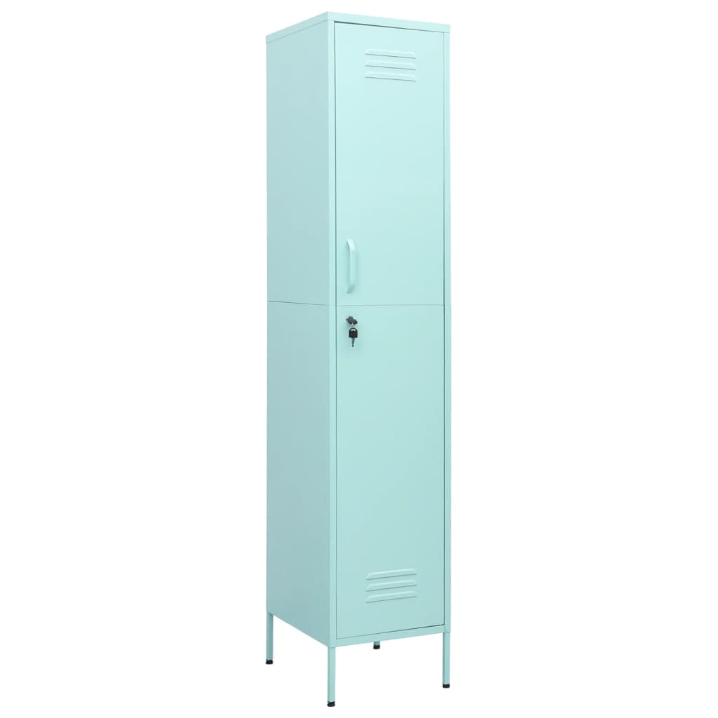vidaXL Locker Cabinet Mint 35x46x180 cm Steel