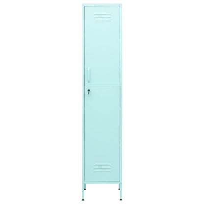 vidaXL Locker Cabinet Mint 35x46x180 cm Steel