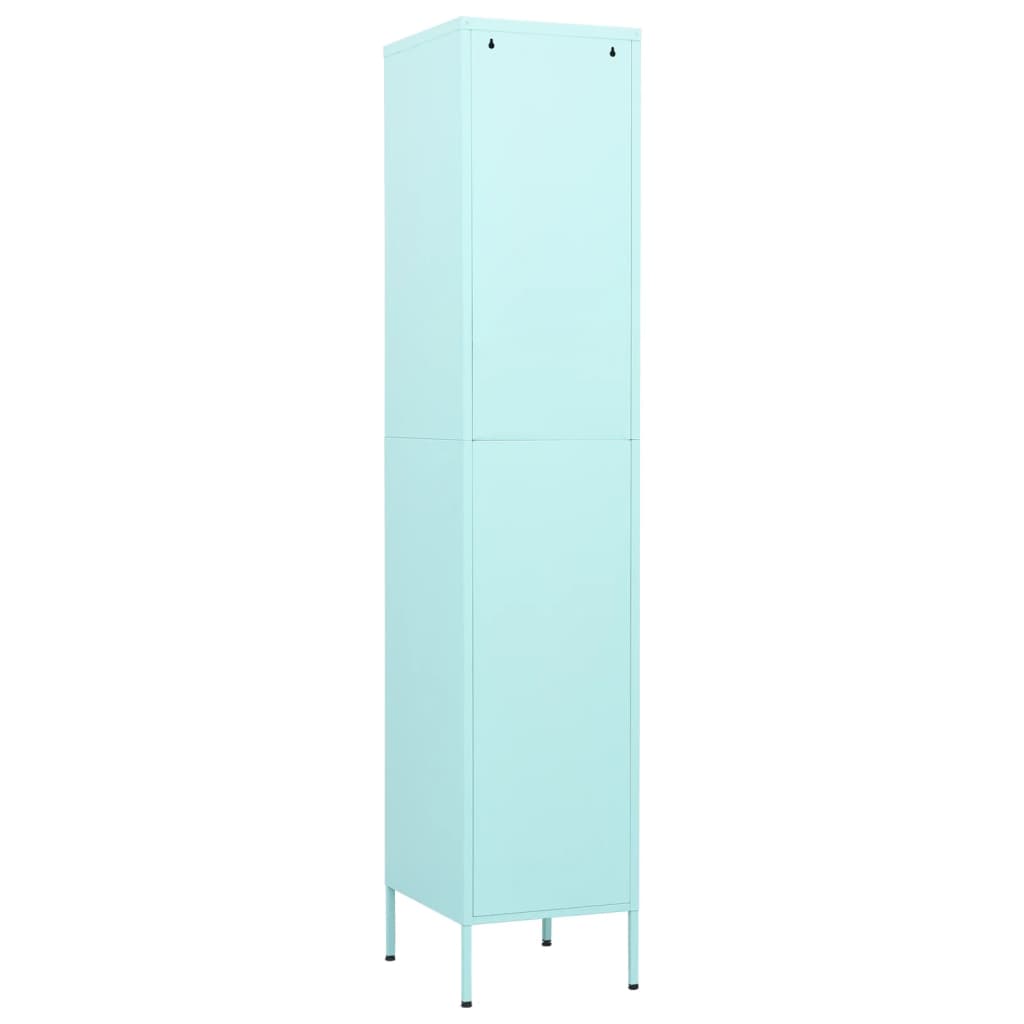 vidaXL Locker Cabinet Mint 35x46x180 cm Steel
