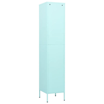 vidaXL Locker Cabinet Mint 35x46x180 cm Steel