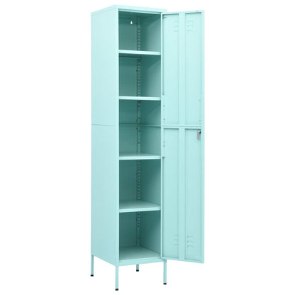 vidaXL Locker Cabinet Mint 35x46x180 cm Steel