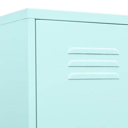 vidaXL Locker Cabinet Mint 35x46x180 cm Steel