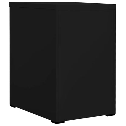 vidaXL Filing Cabinet Black 46x62x72.5 cm Steel