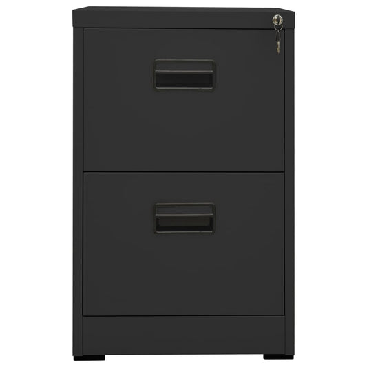 vidaXL Filing Cabinet | Anthracite | Steel | Medium | Anthracite Filing Cabinet