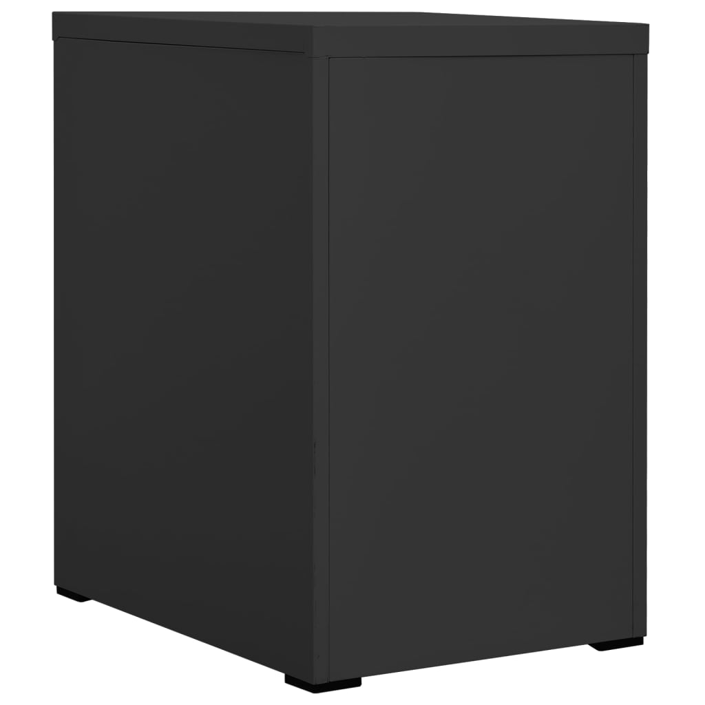 vidaXL Filing Cabinet Anthracite 46x62x72.5 cm Steel