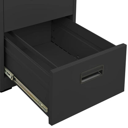 vidaXL Filing Cabinet Anthracite 46x62x72.5 cm Steel
