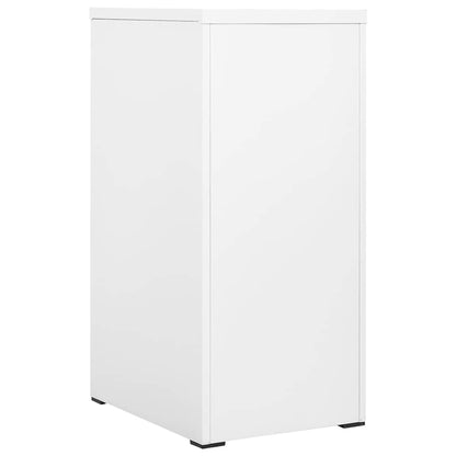 vidaXL Filing Cabinet White 46x62x102.5 cm Steel