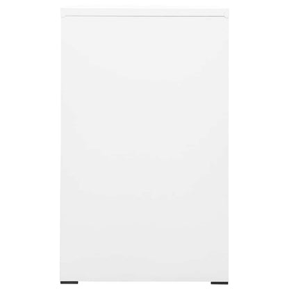 vidaXL Filing Cabinet White 46x62x102.5 cm Steel