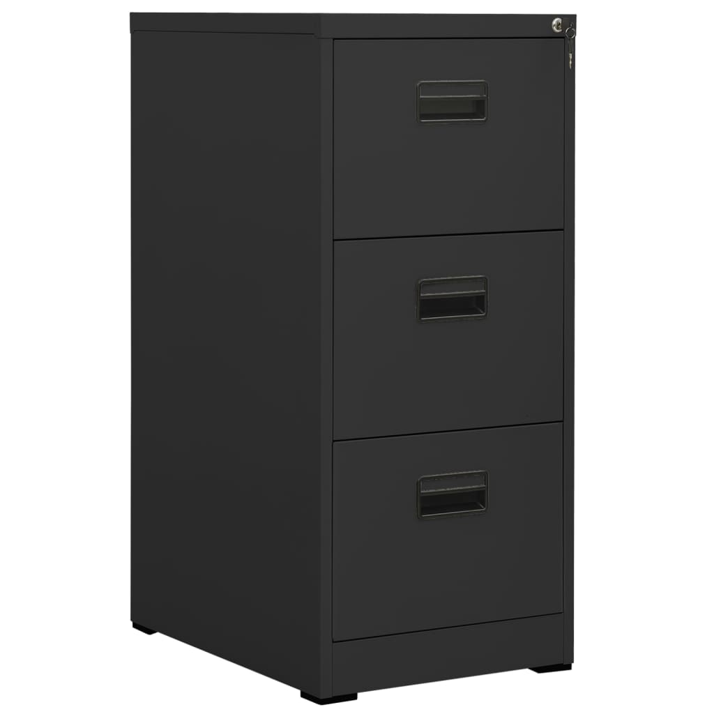 vidaXL Filing Cabinet | Anthracite | Steel | Medium | Filing Cabinet