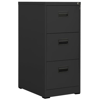 vidaXL Filing Cabinet | Anthracite | Steel | Medium | Filing Cabinet