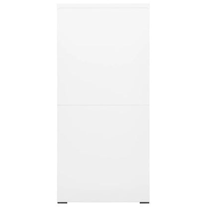 vidaXL Filing Cabinet | White | Steel | Large | Filing Cabinet | Rectangular
