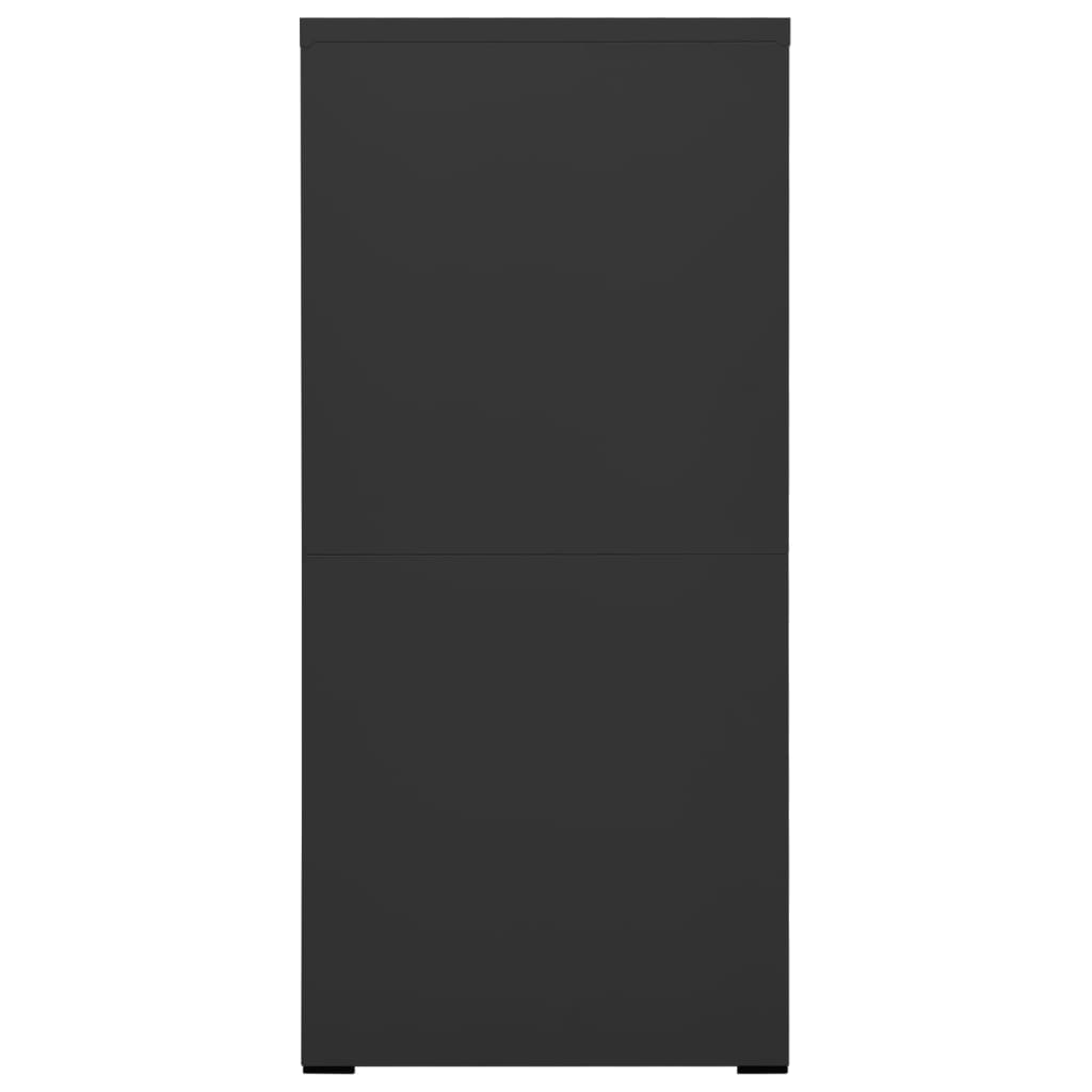 vidaXL Filing Cabinet | Anthracite | Steel | Medium | Locks | Filing Cabinet