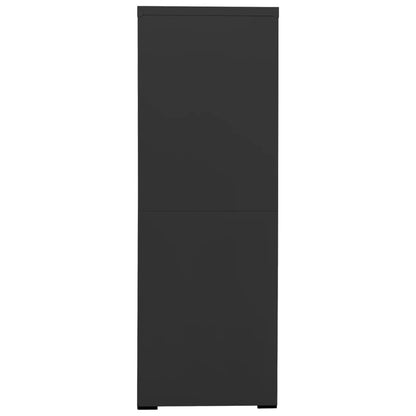 vidaXL Filing Cabinet Anthracite 90x46x134 cm Steel