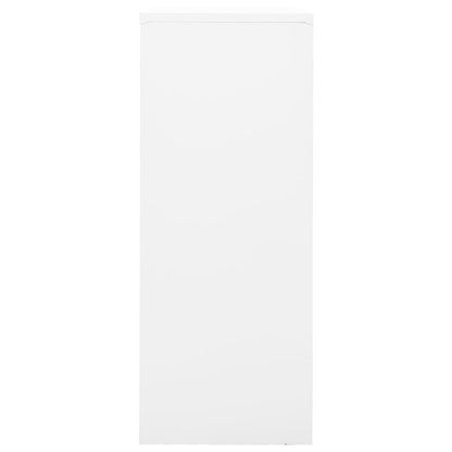 vidaXL Office Cabinet White 90x40x102 cm Steel