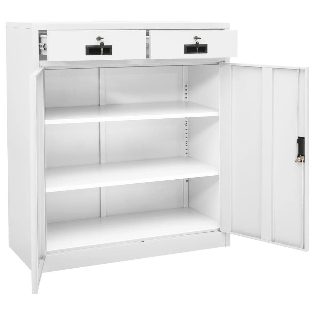 vidaXL Office Cabinet | Height-Adjustable Shelves | Filing Cabinet | Rectangular