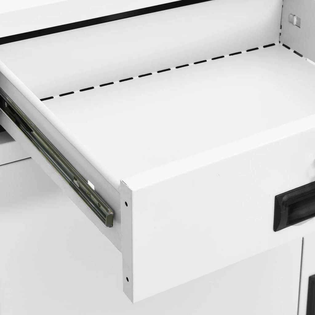 vidaXL Office Cabinet | Height-Adjustable Shelves | Filing Cabinet | Rectangular