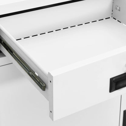 vidaXL Office Cabinet | Height-Adjustable Shelves | Filing Cabinet | Rectangular