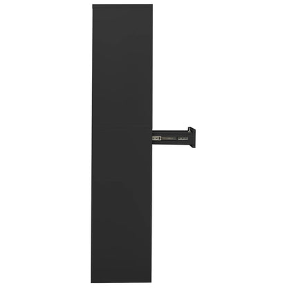 vidaXL Office Cabinet Anthracite 90x40x180 cm Steel