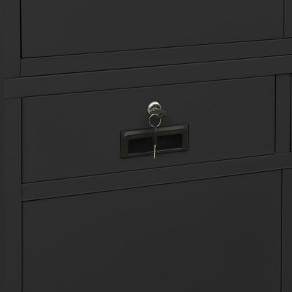 vidaXL Office Cabinet Anthracite 90x40x180 cm Steel