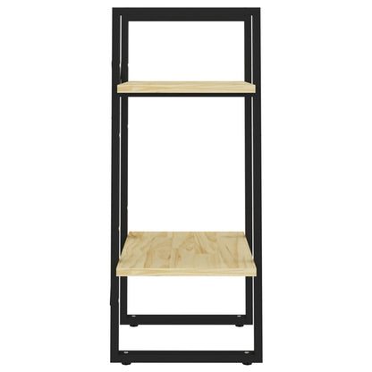 vidaXL 2-Tier Book Cabinet 40x30x70 cm Solid Pine Wood