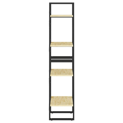 vidaXL 4-Tier Book Cabinet 40x30x140 cm Solid Pine Wood