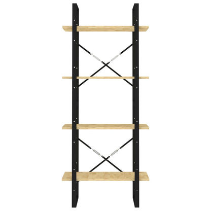 vidaXL 4-Tier Book Cabinet 60x30x140 cm Solid Pine Wood