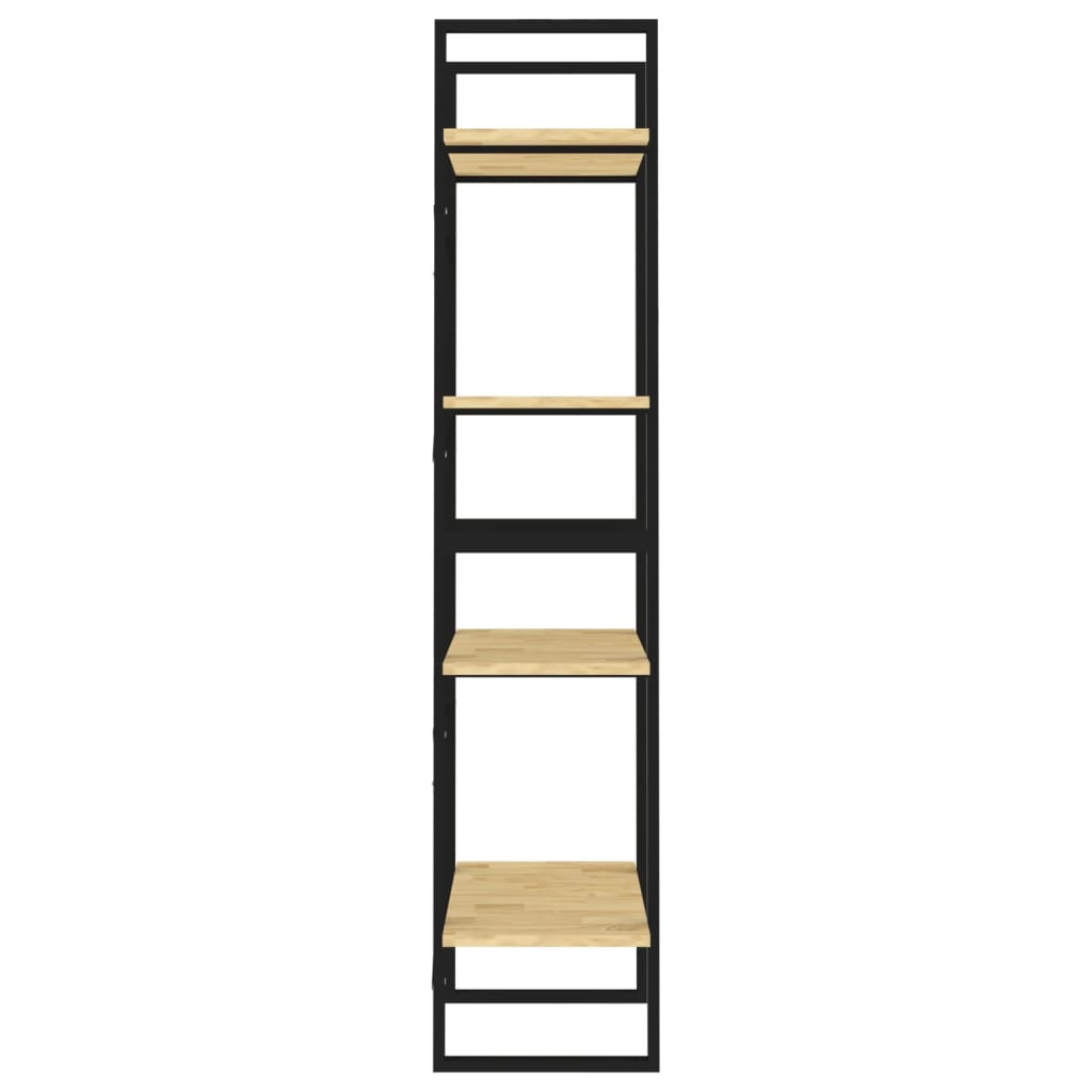 vidaXL 4-Tier Book Cabinet 60x30x140 cm Solid Pine Wood