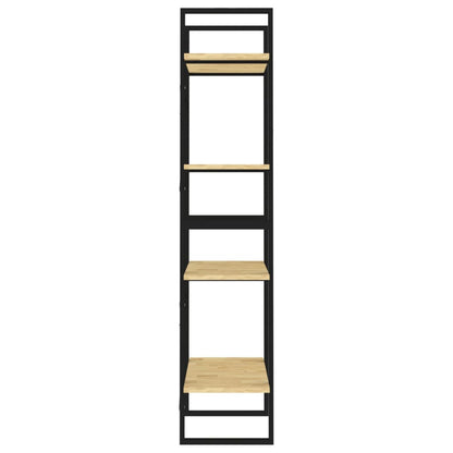 vidaXL 4-Tier Book Cabinet 60x30x140 cm Solid Pine Wood